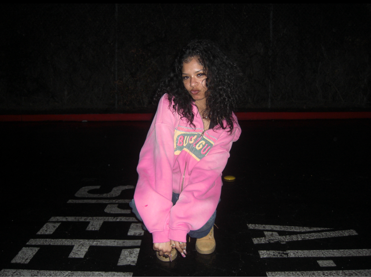 Bubble Gum Zip Up Hoodie (Pink)