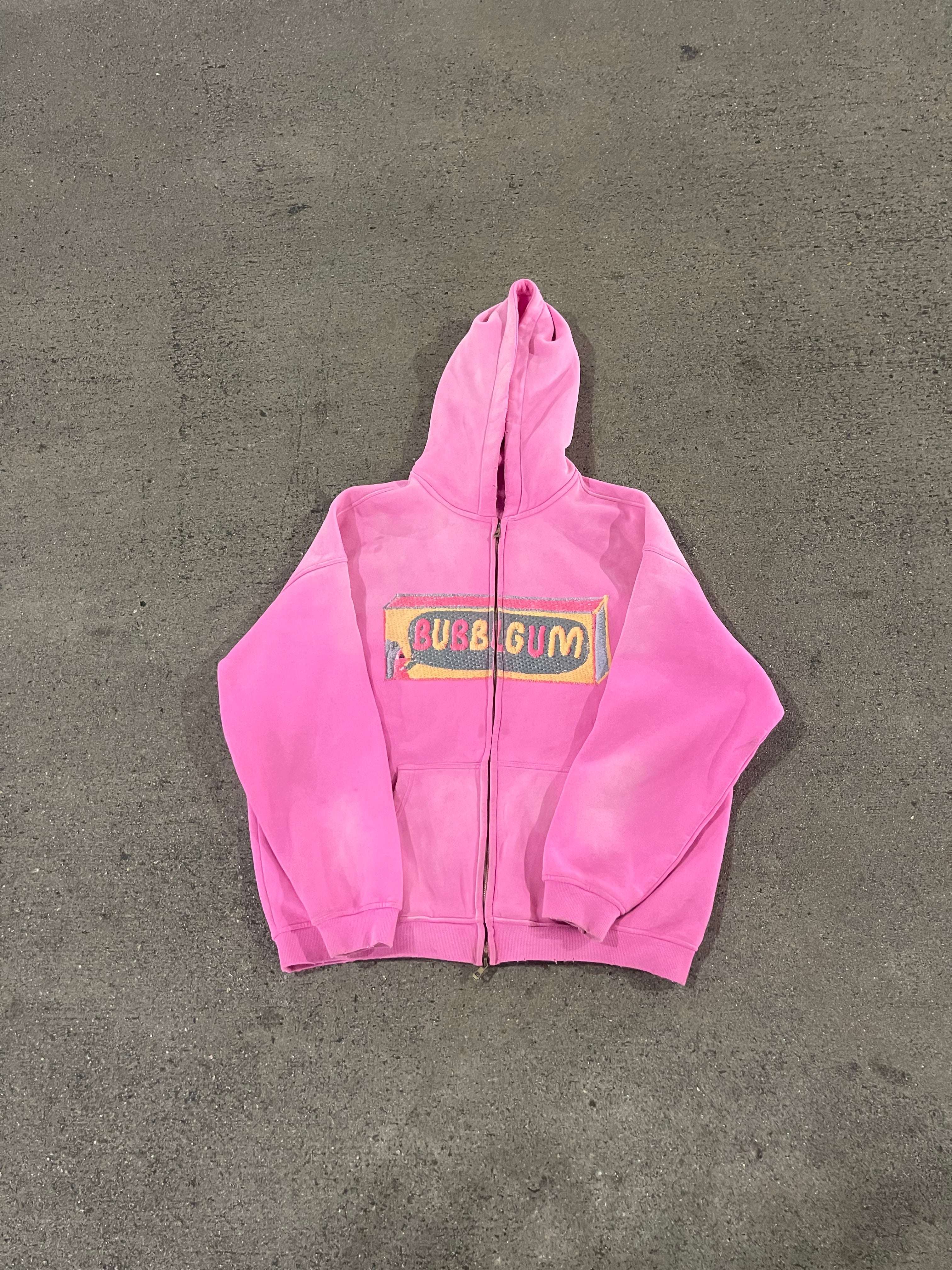BUBBLGUM Zip Up Hoodie (Pink) – EazyLovesYou
