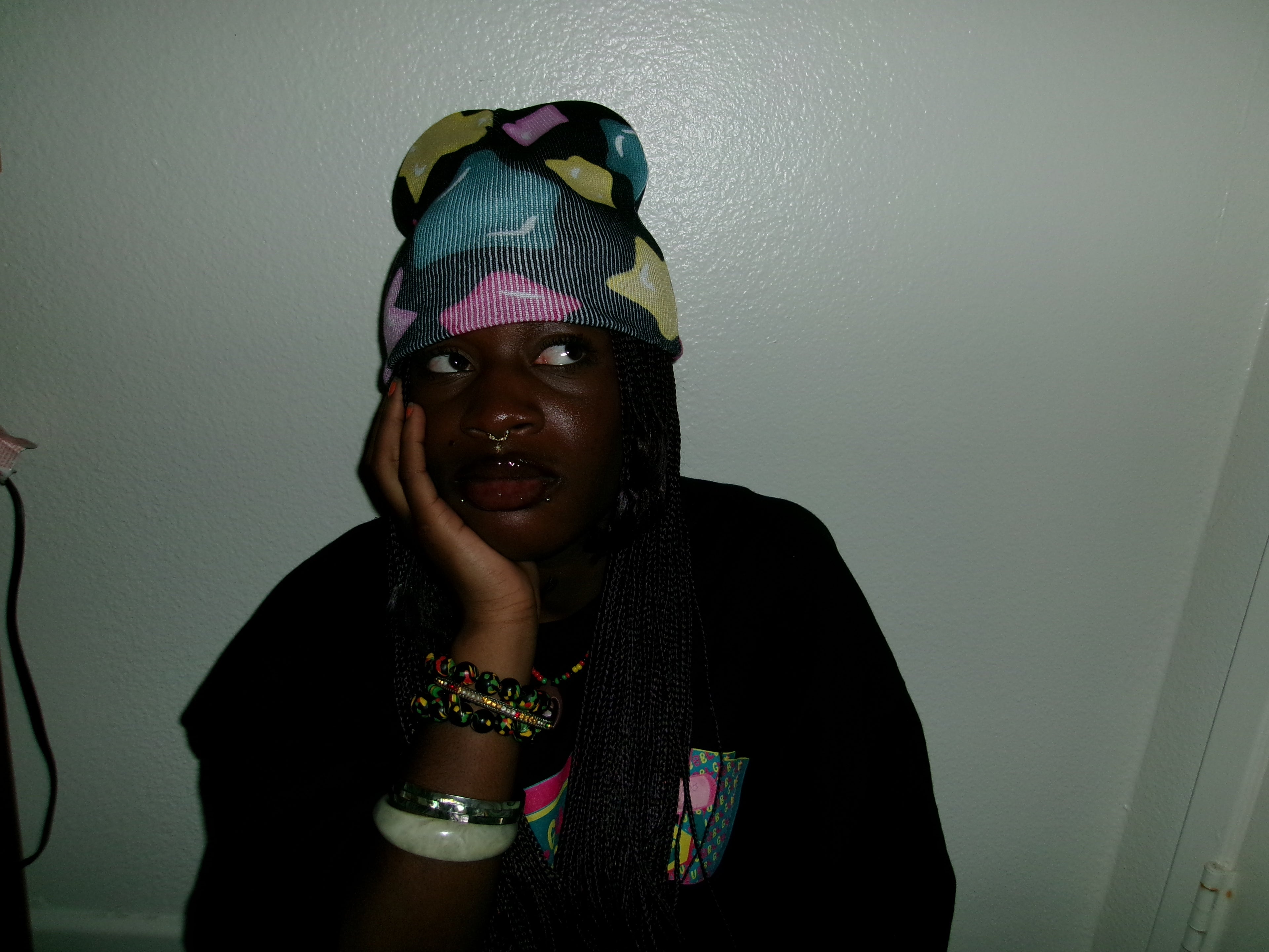 BubbleGum “Bubblestars” Beanie (Black
