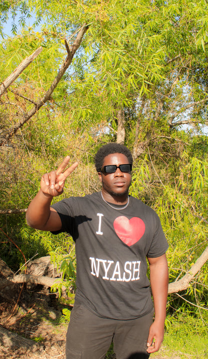 I ♥️ NYASH T-shirt (Black)