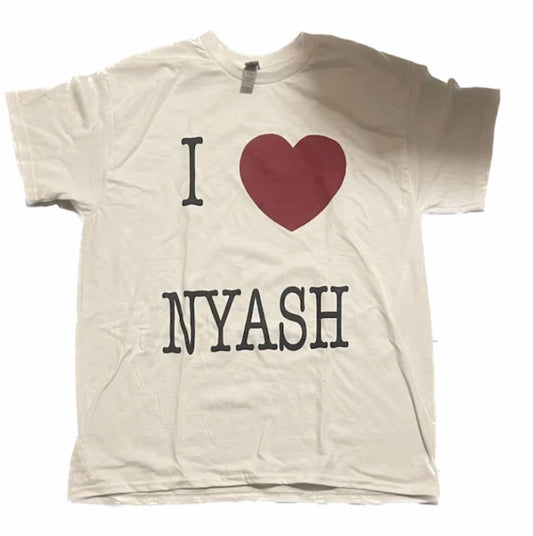 I ♥️ NYASH T-shirt (White)